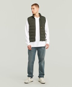 Heren bodywarmer groen