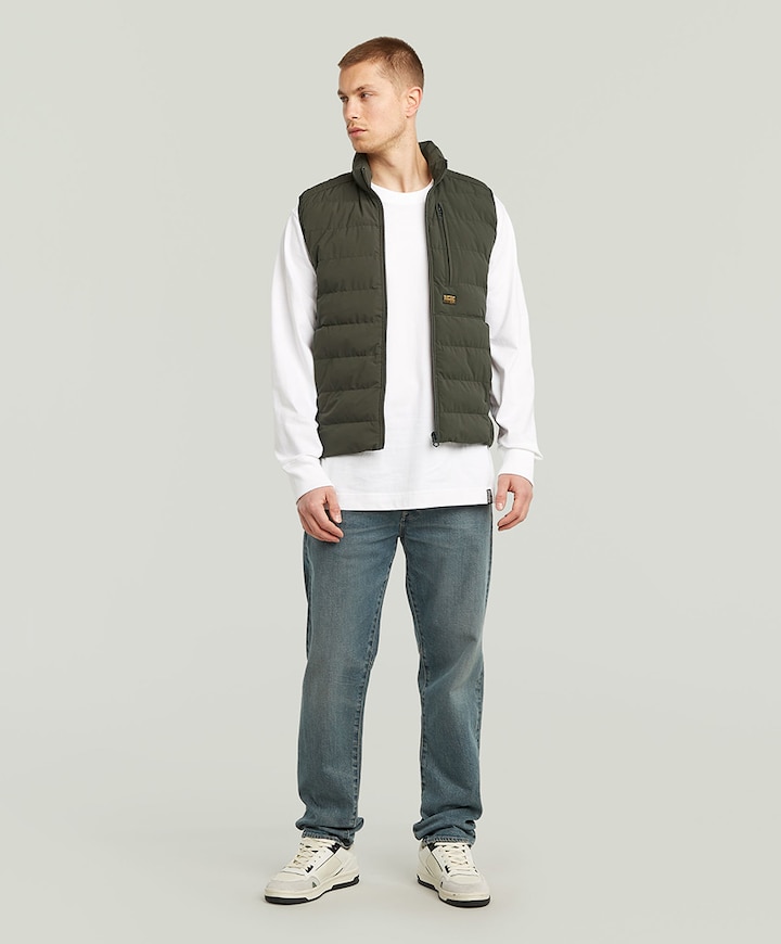 Heren bodywarmer groen