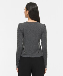 Dames vest grijs