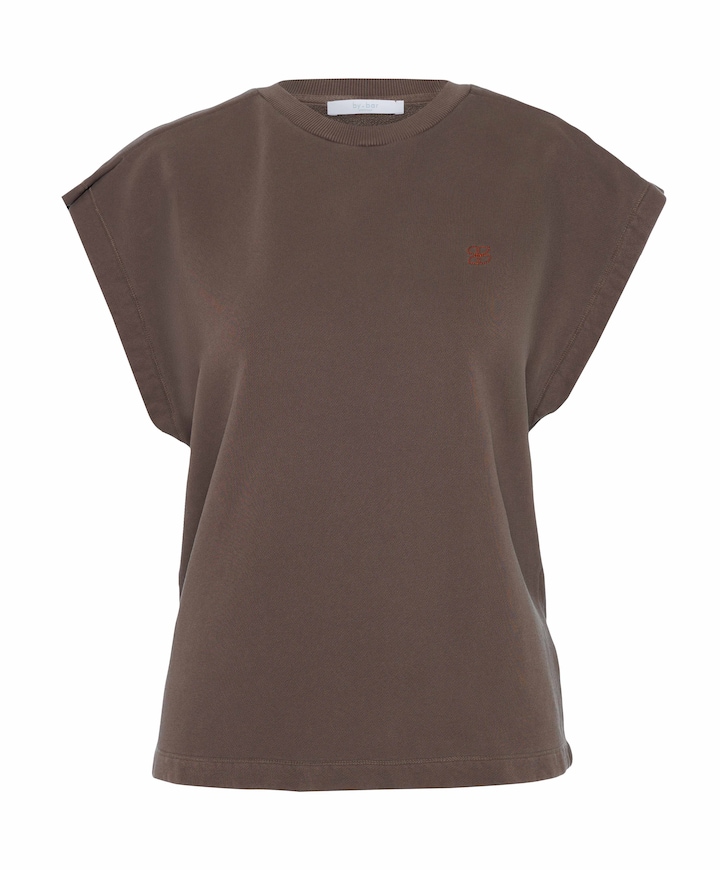 Dames top bruin