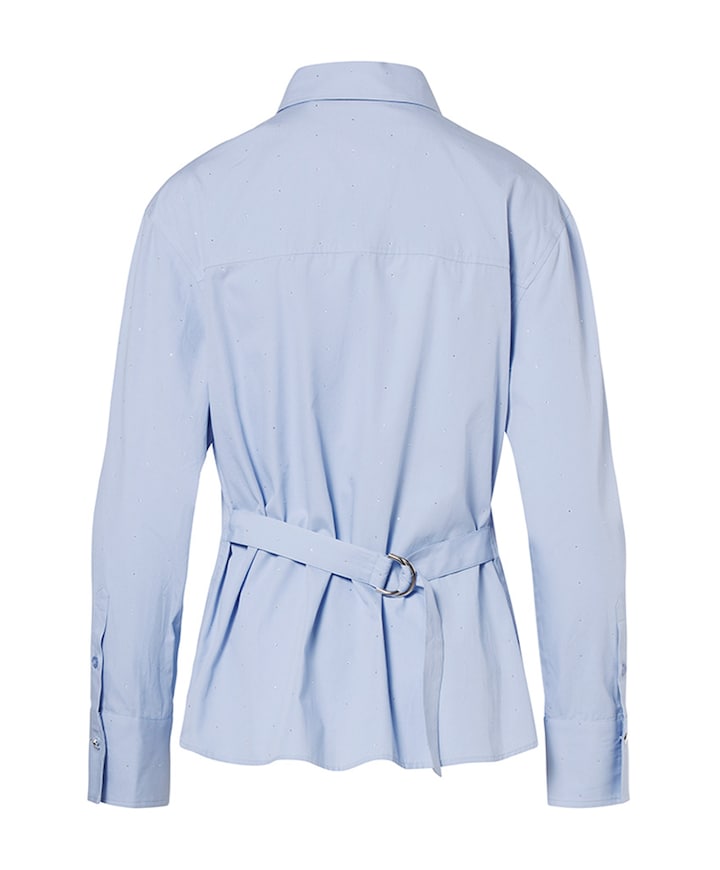 Dames blouse blauw