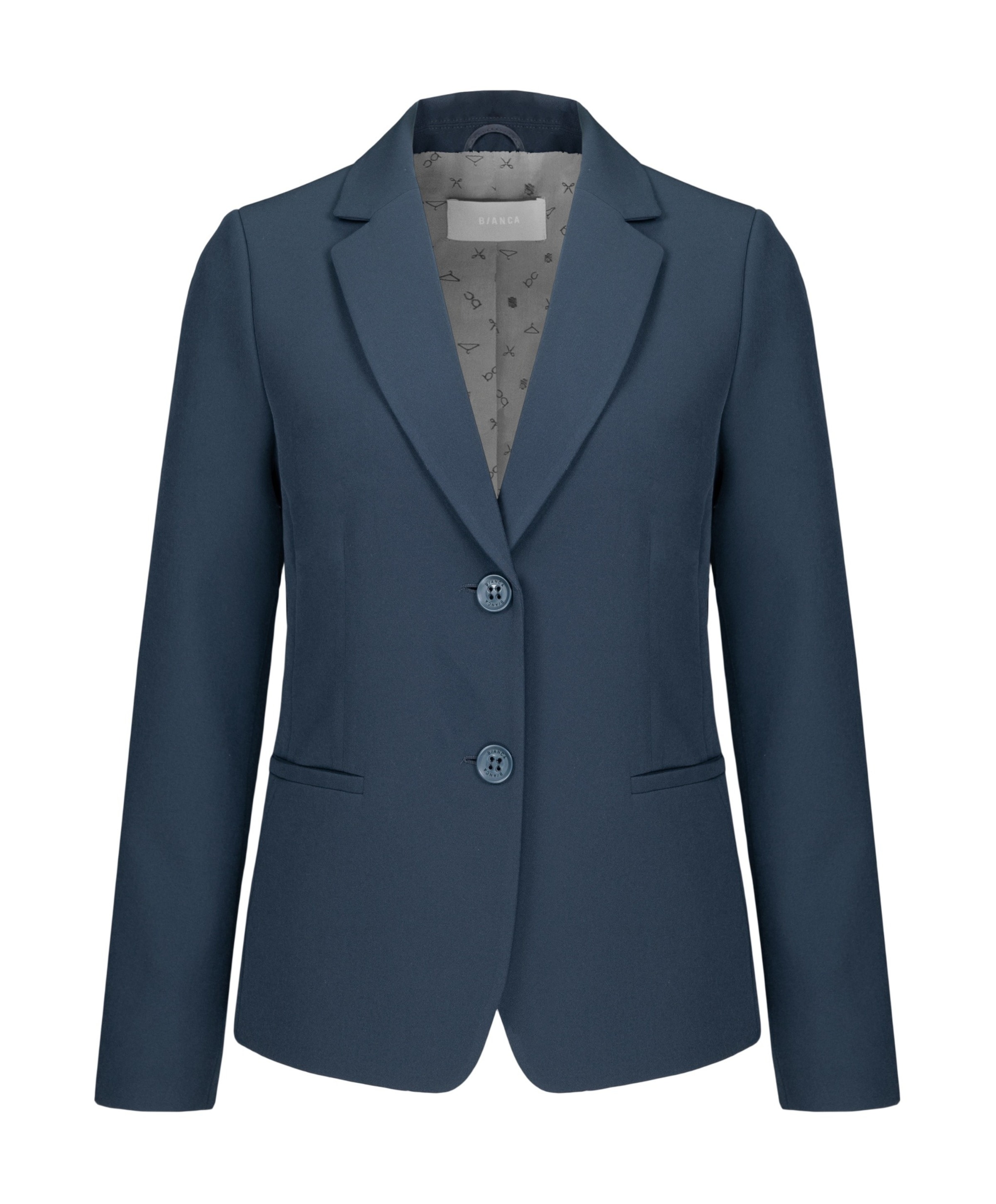 Dames blazer blauw