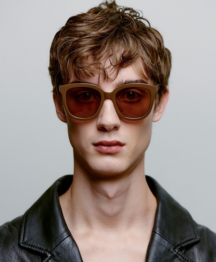 Uniseks zonnebril bruin