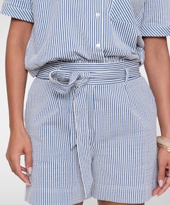 short dames korte broek blauw