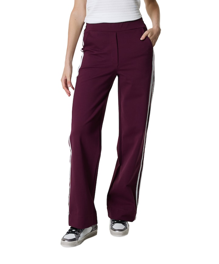 Tape broek bordeaux