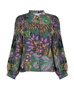 Dames blouse groen