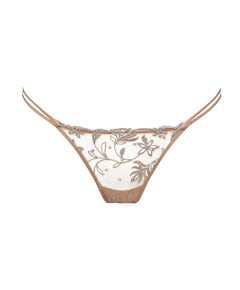 Dames string beige