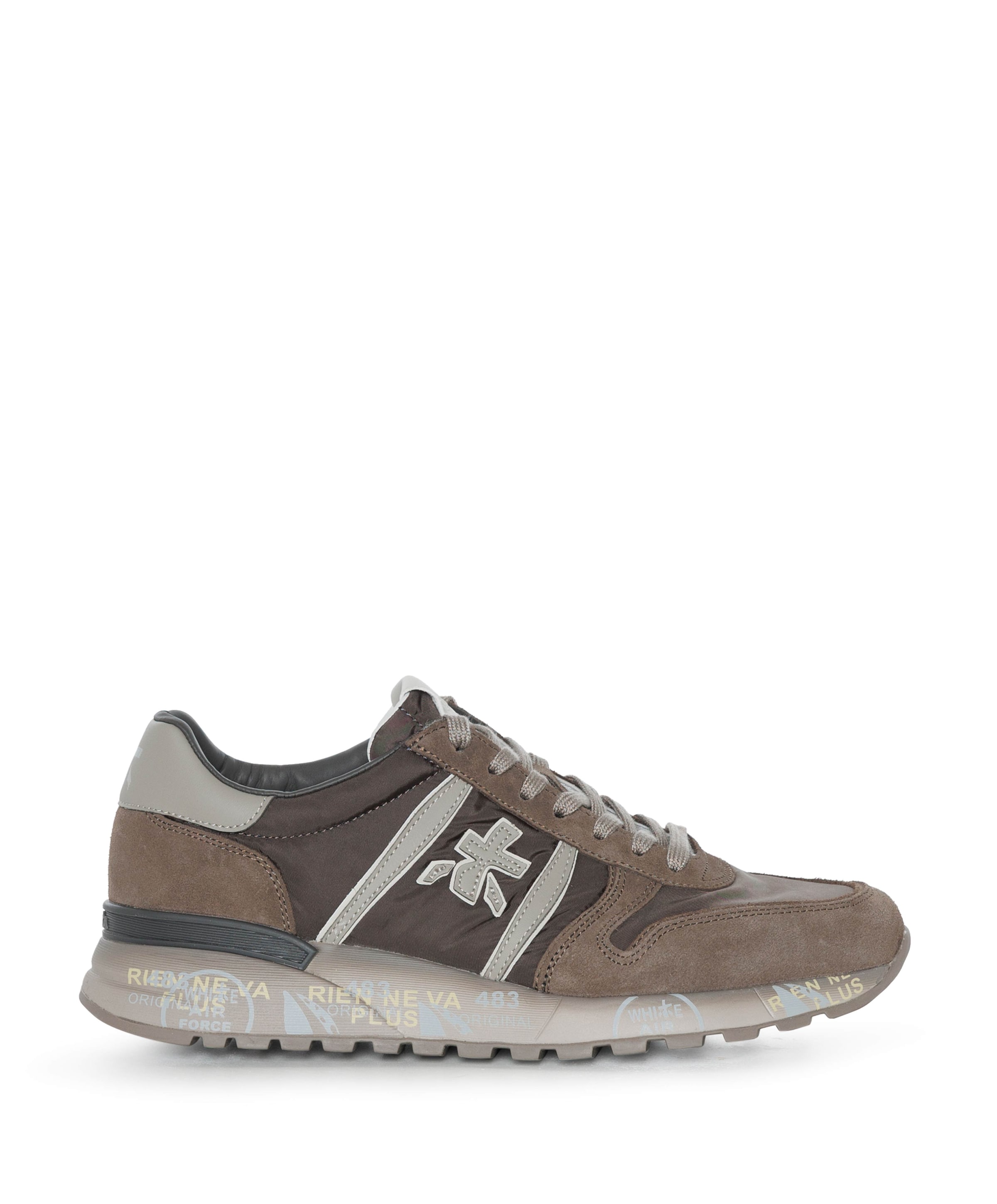 Lander heren sneakers bruin