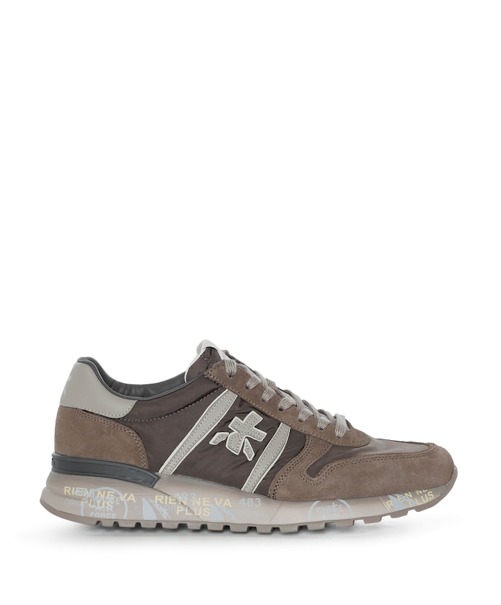 Lander heren sneakers bruin