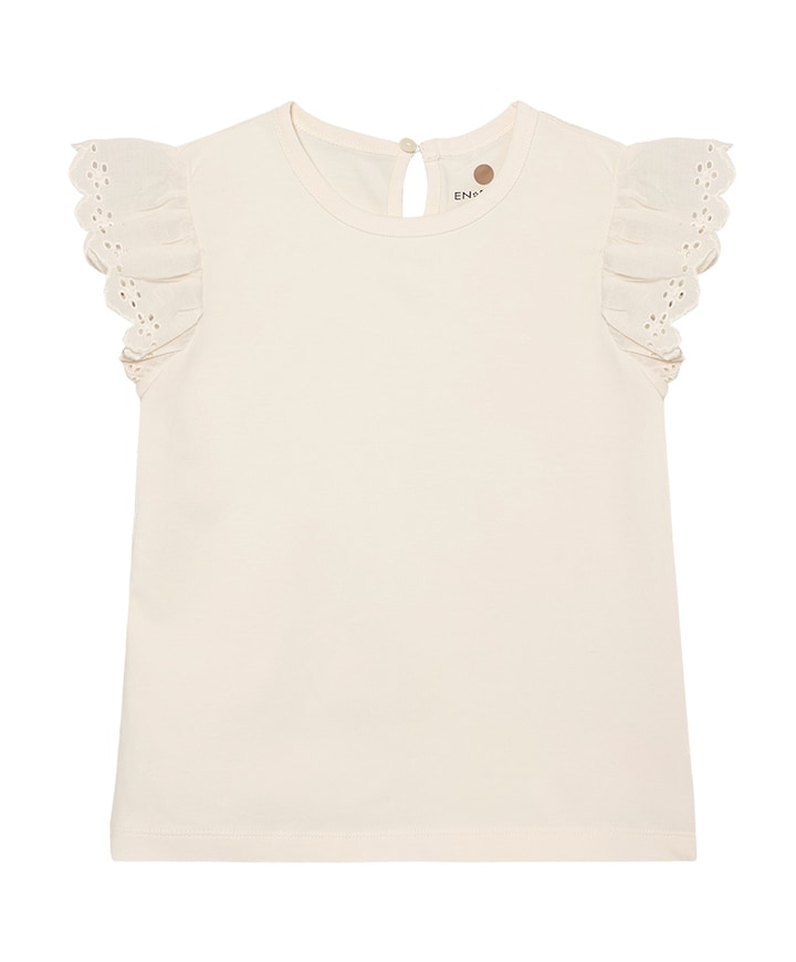 Meisjes t-shirt beige