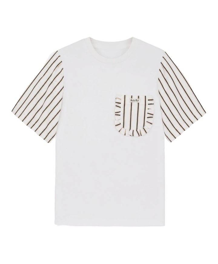 Meisjes T-shirt ecru