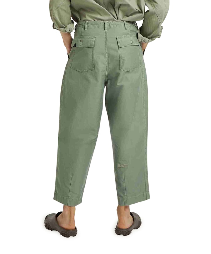 FATIGUE PLEATED GDG heren broek groen