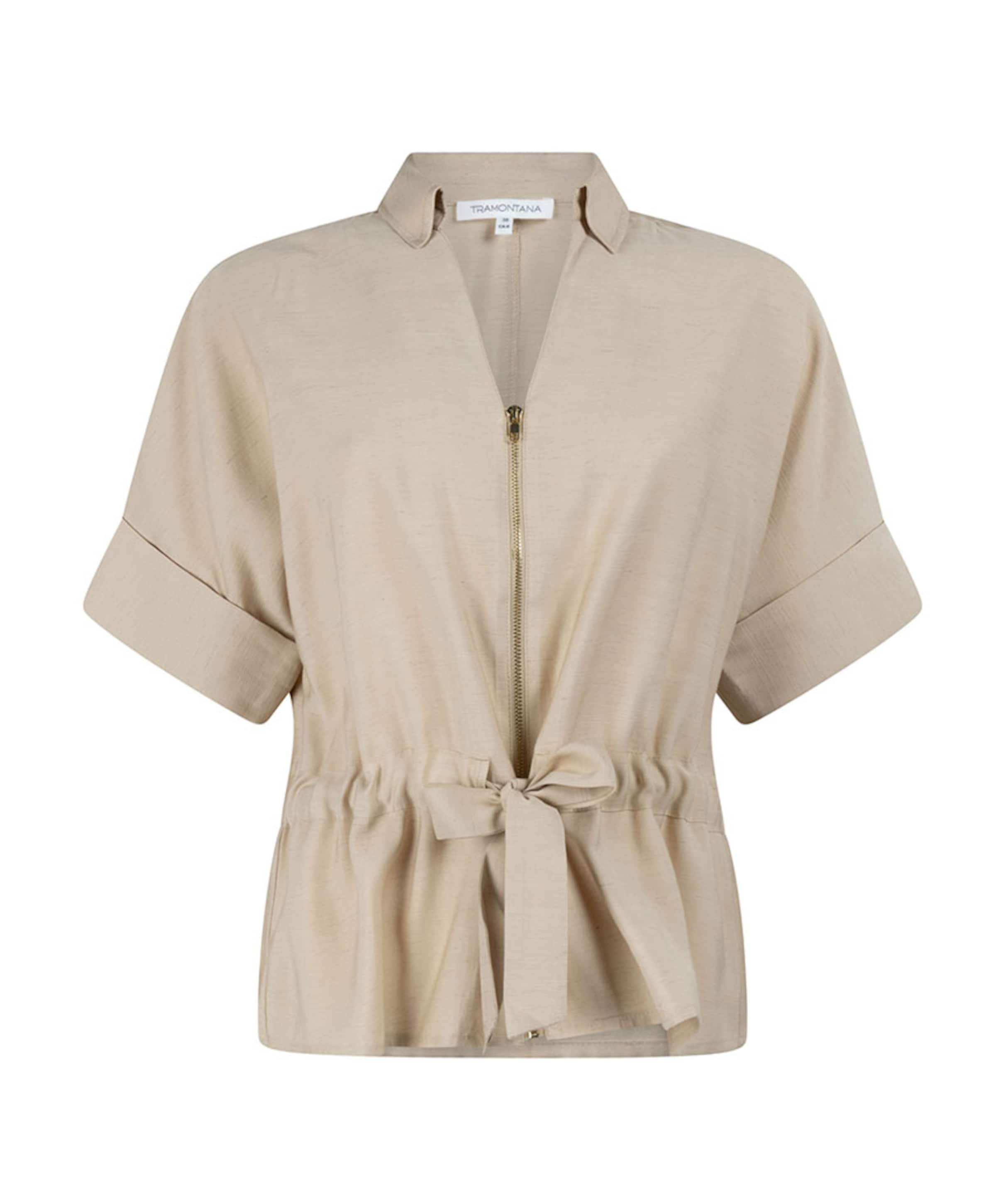 Dames blouse beige