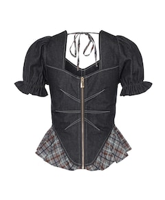 Dames top grijs