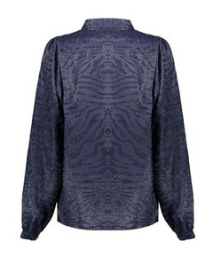 Dames blouse blauw
