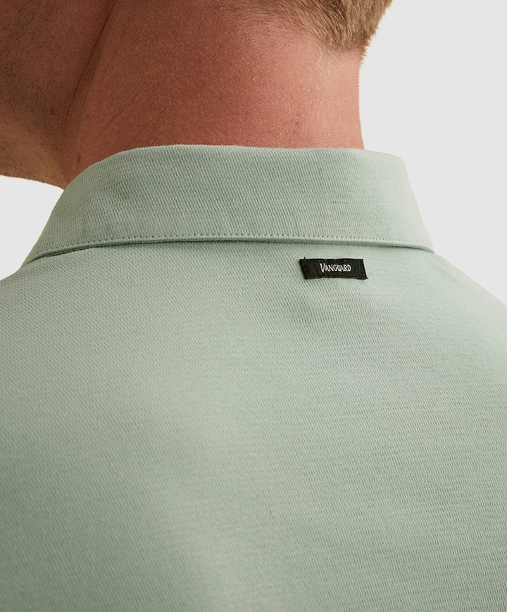 Heren polo blauw