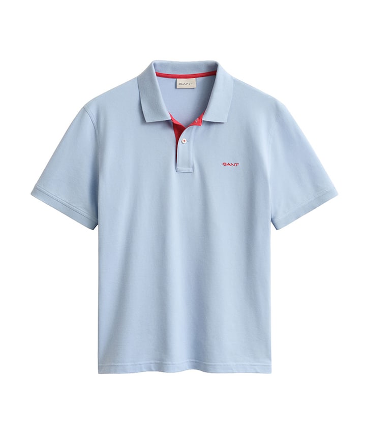 Heren polo blauw