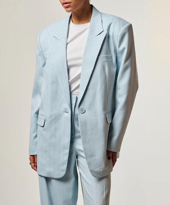 Dames blazer blauw