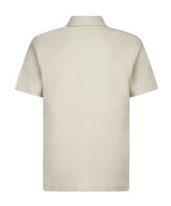 Jongens overhemd korte mouw beige