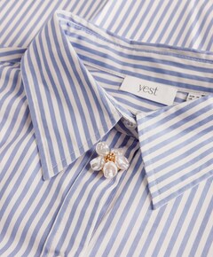 Dames blouse blauw