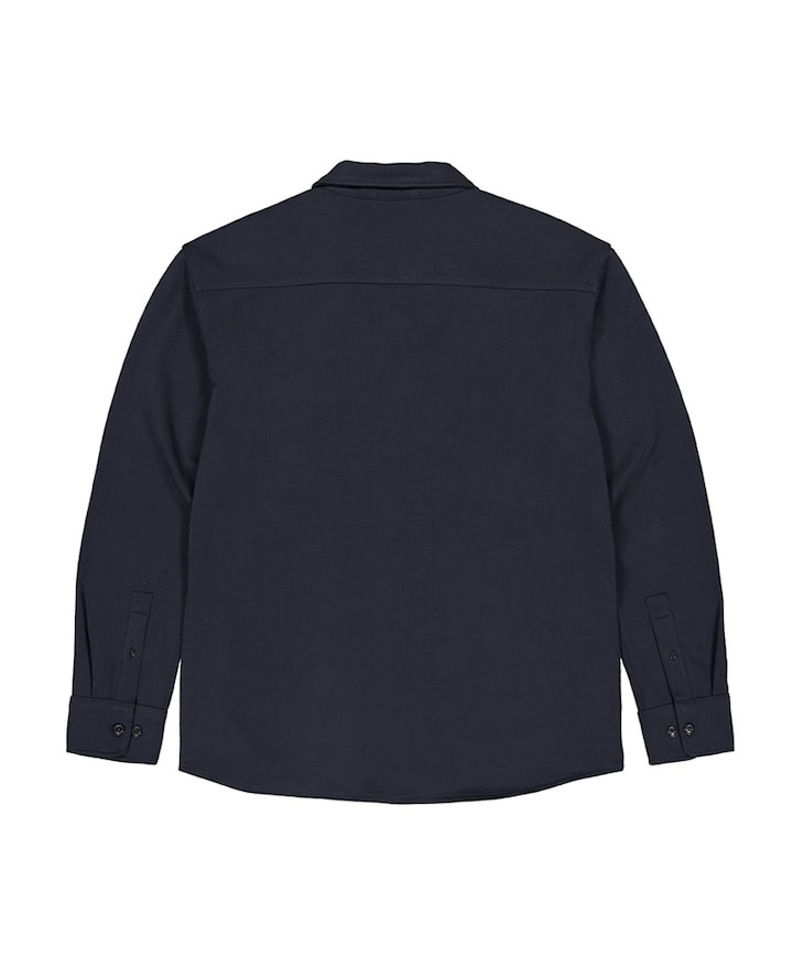 Heren overshirt blauw