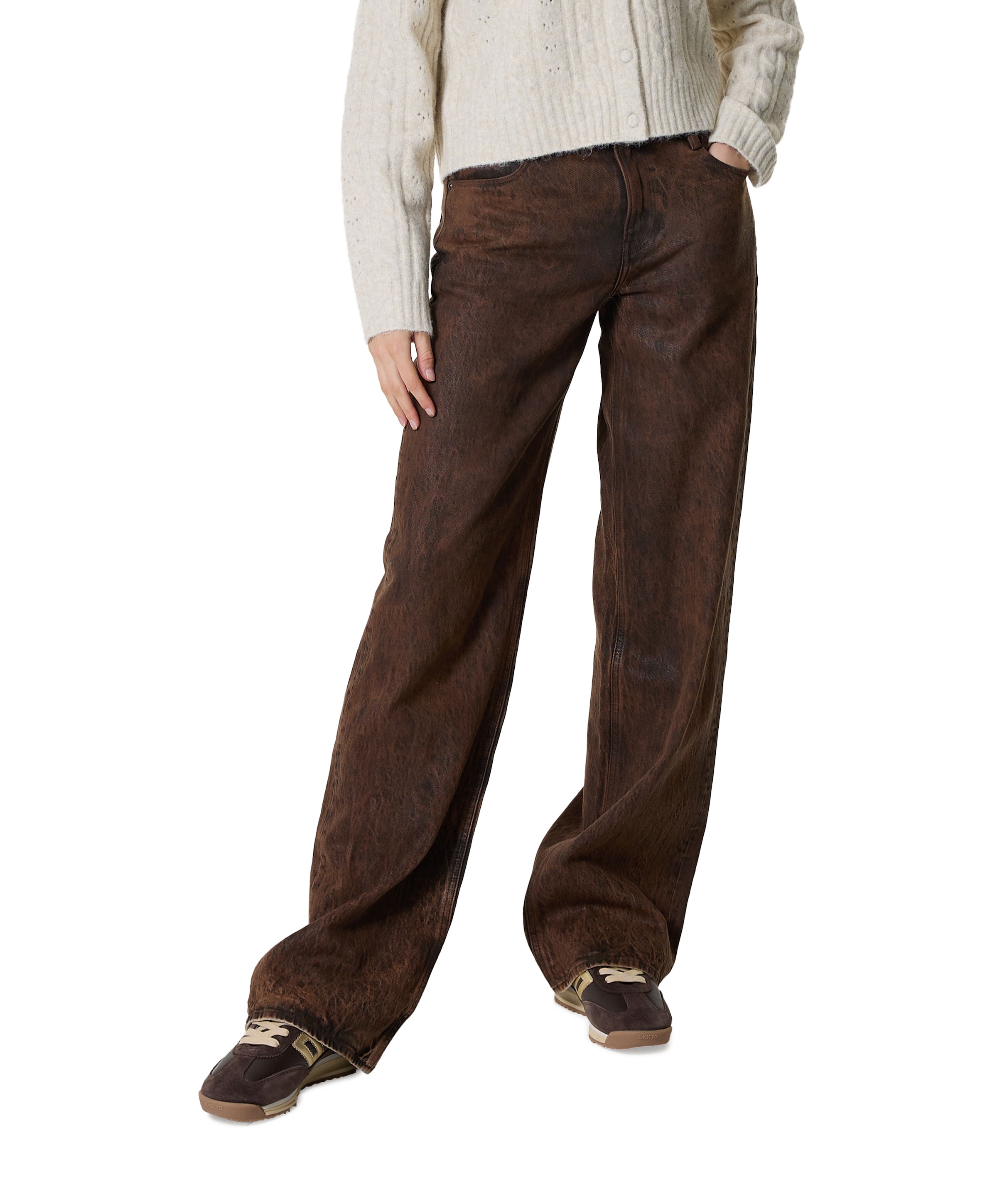 Judee Loose Wmn jeans bruin