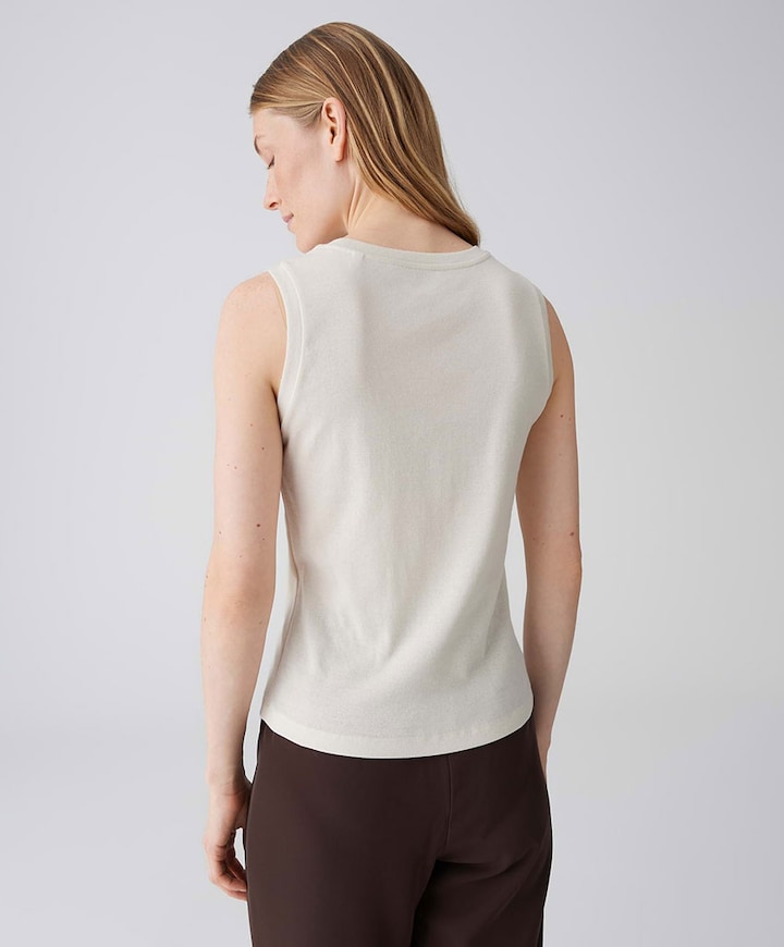 Dames top beige
