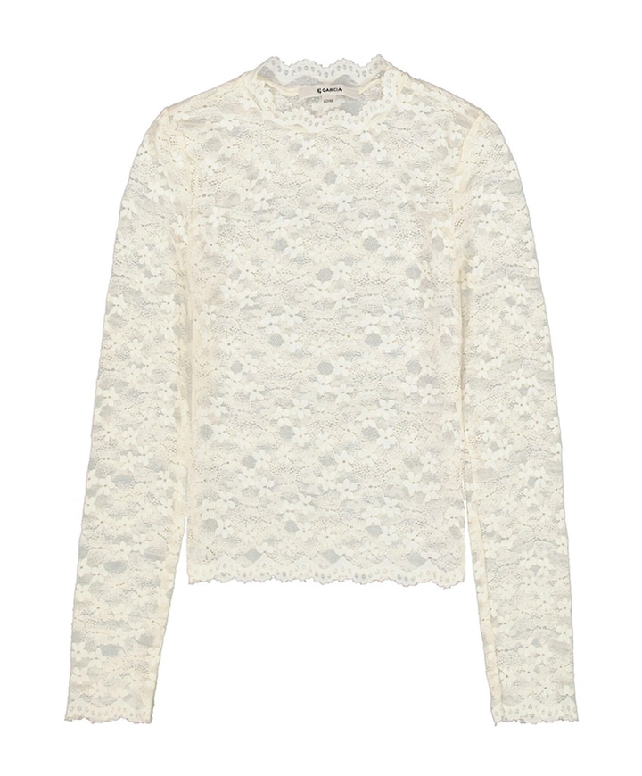 Meisjes longsleeve ecru