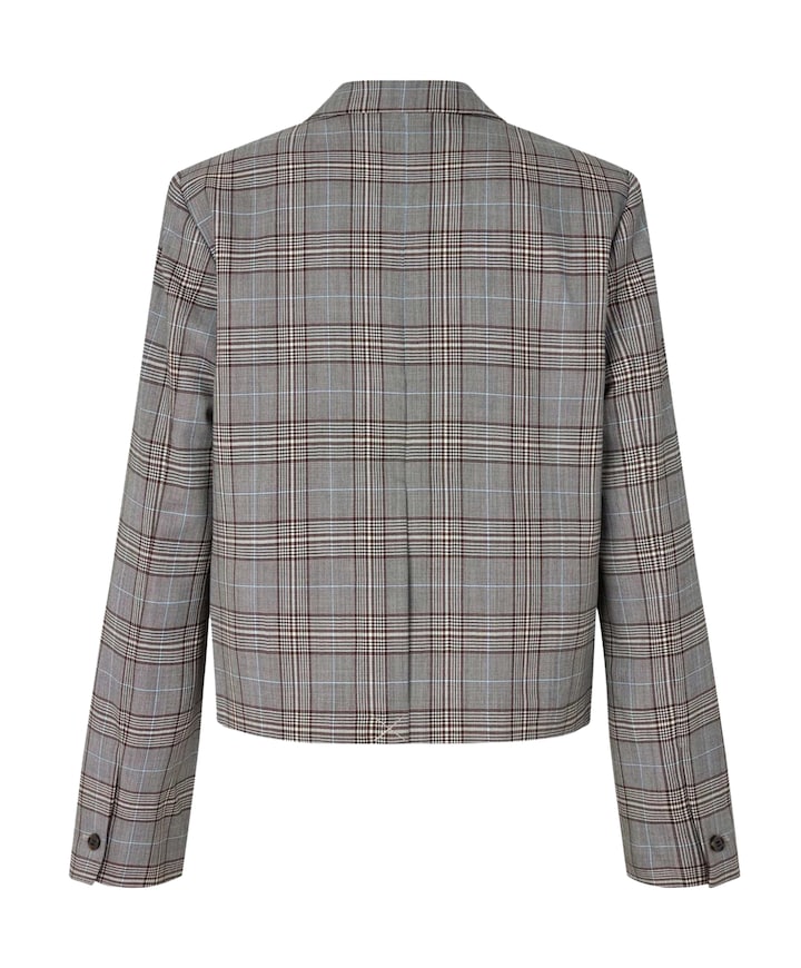 Dames blazer grijs
