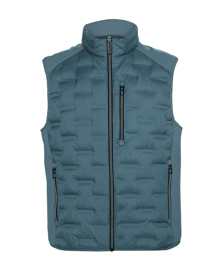 Heren bodywarmer blauw