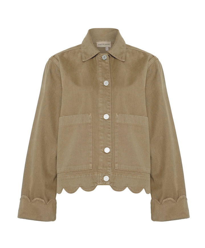Dames blouse beige
