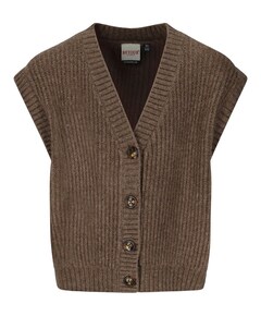 Meisjes vest bruin