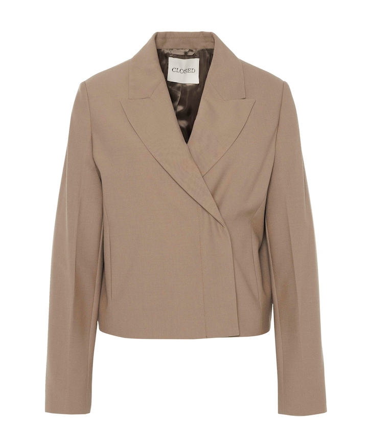 Dames blazer beige