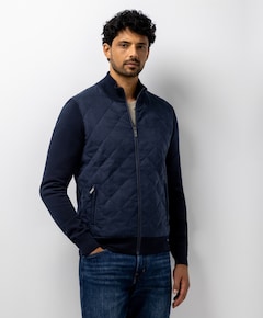 Heren vest blauw