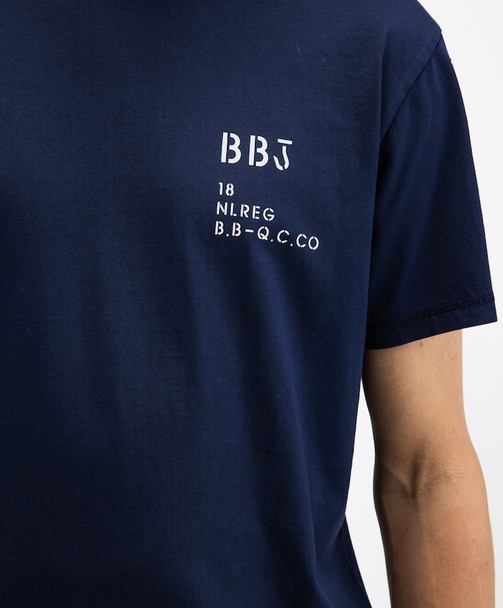 Heren T-shirt blauw