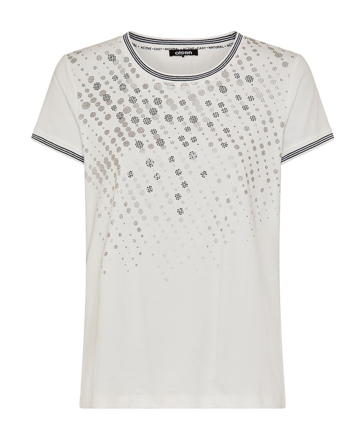 Dames T-shirt ecru