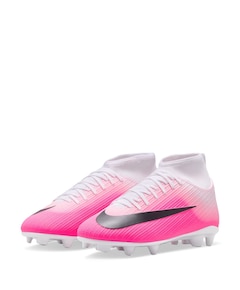Jr Superfly 11 Club Fg/mg T jongens voetbalschoenen roze