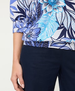 Dames longsleeve blauw