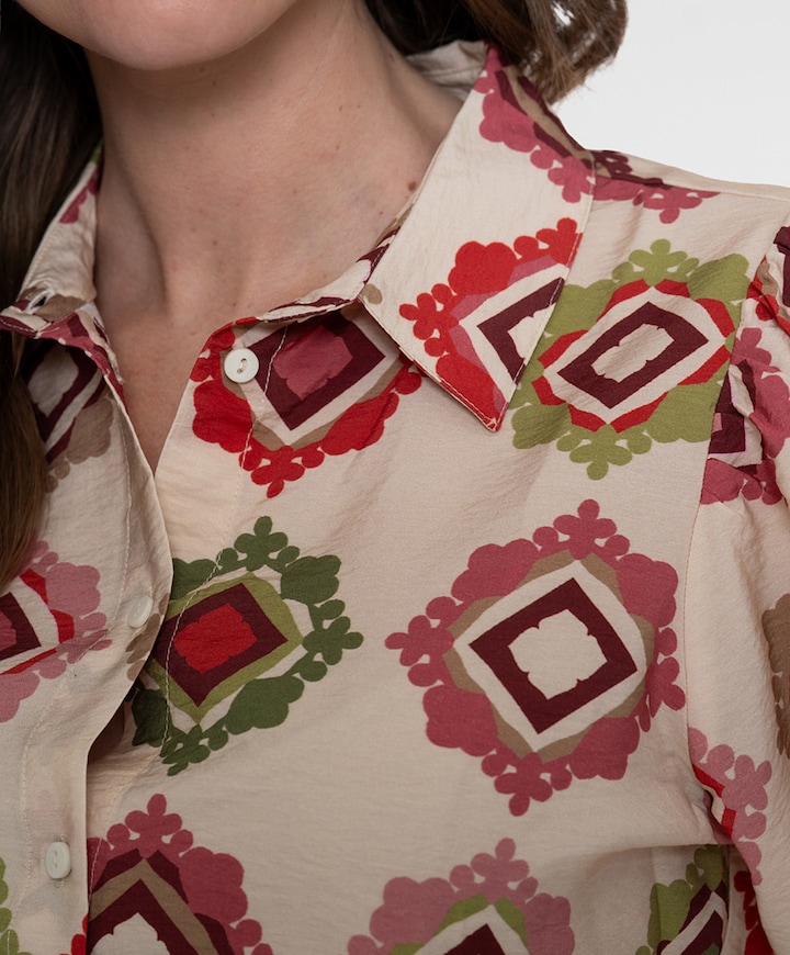 Dames blouse ecru