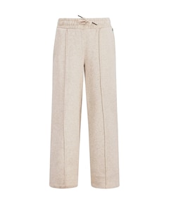 Fienna glitter sweatpants straight meisjes broek beige