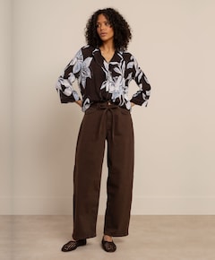 Dames blouse blauw