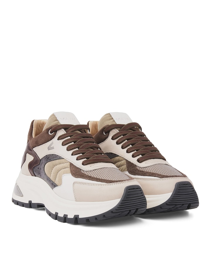 Liz Leighton dames sneakers beige