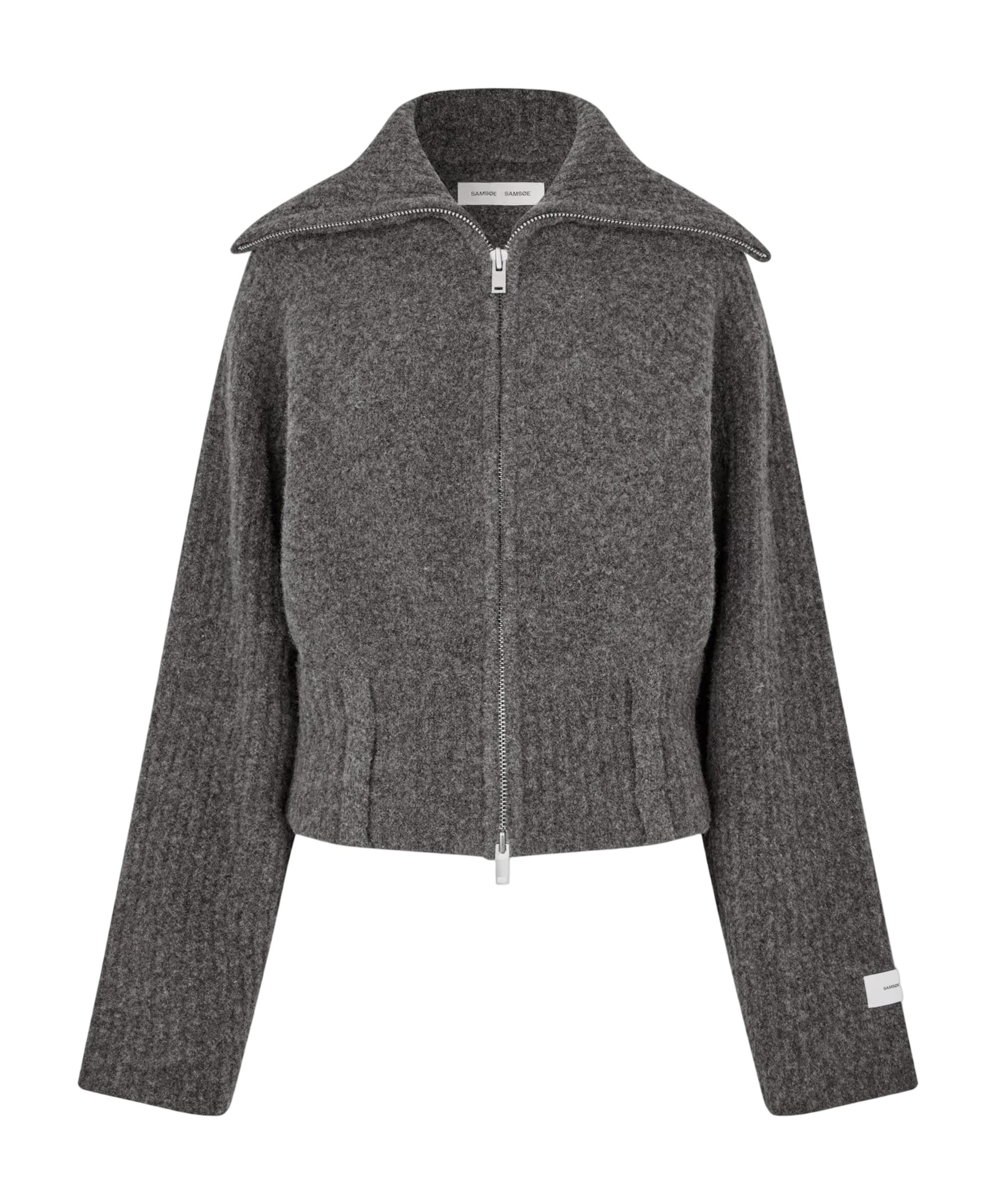 Dames vest grijs
