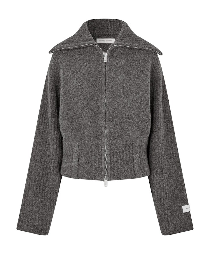 Dames vest grijs