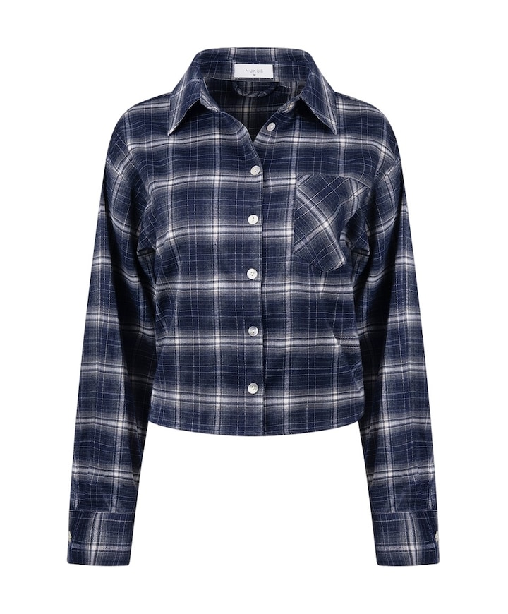 Dames blouse blauw