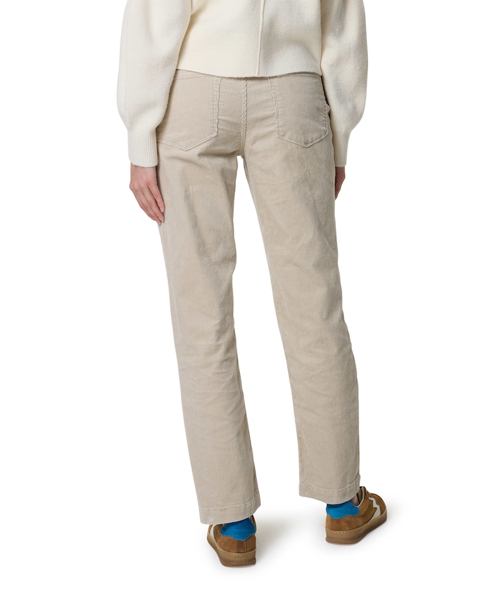 Diana Cord 10W dames broek beige