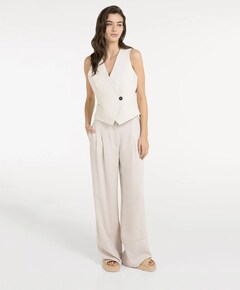 Dames gilet ecru