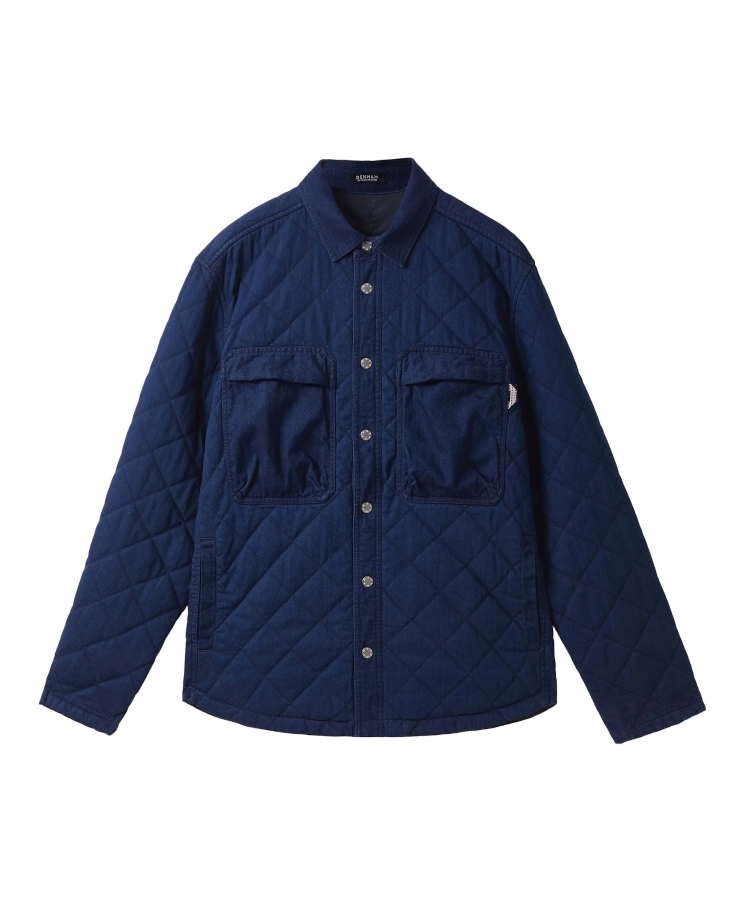 Heren overshirt blauw