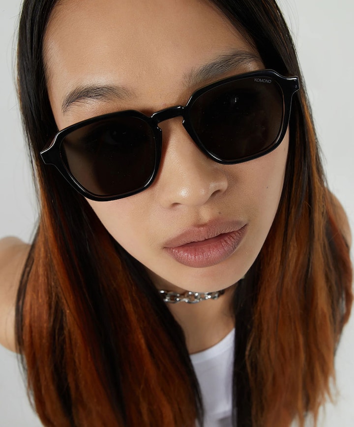 Heren zonnebril zwart