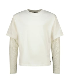 Meisjes longsleeve wit